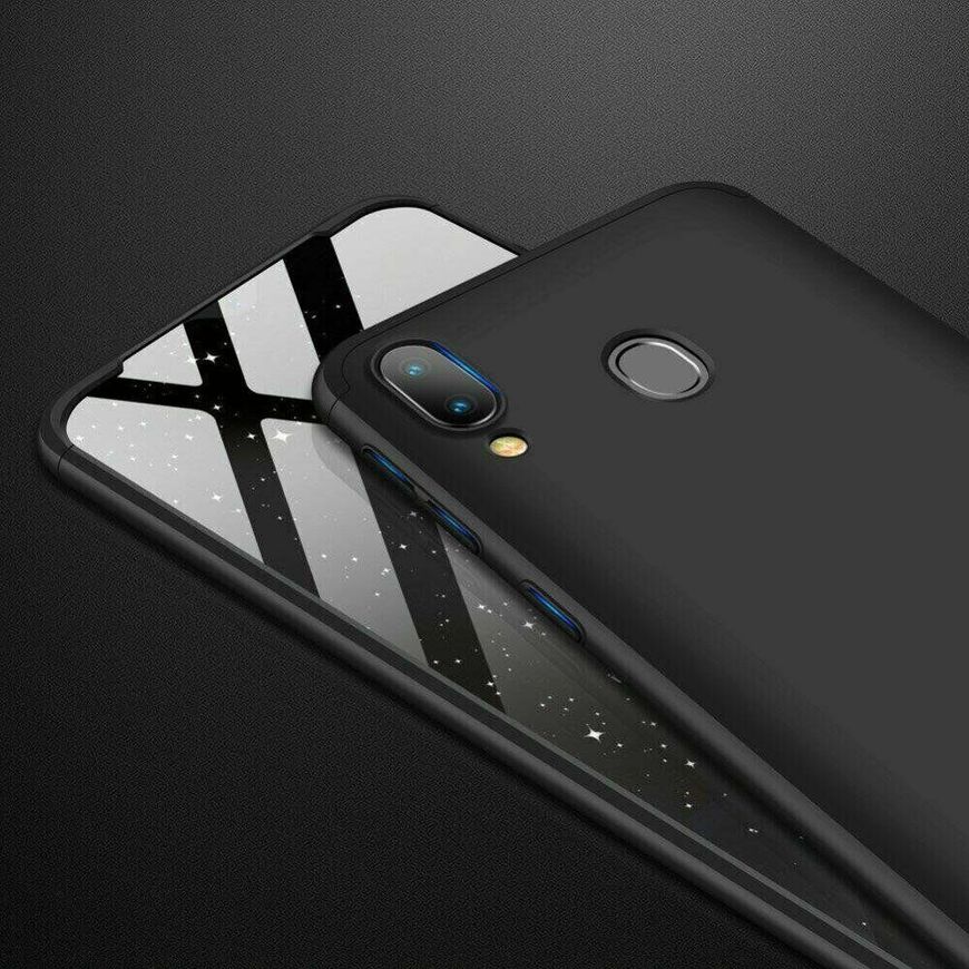 Чехол GKK 360 градусов для Samsung Galaxy M20 - Черный фото 4