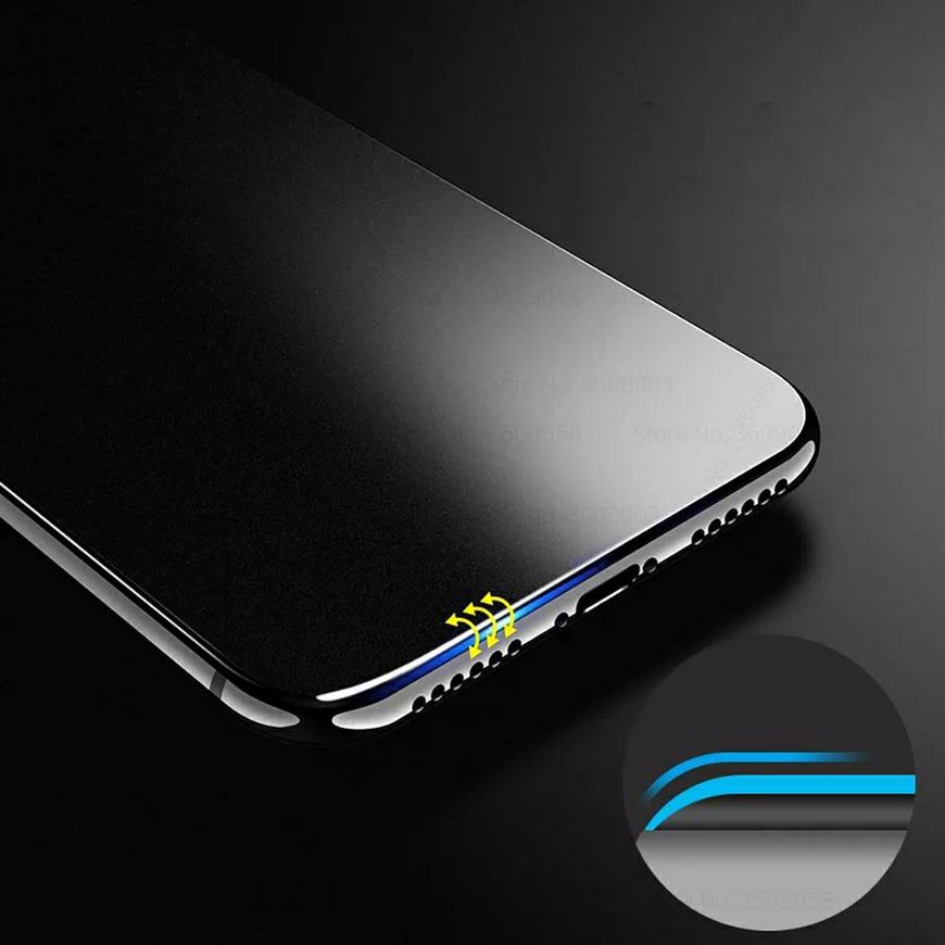 Матовое защитное стекло 2.5D для Samsung Galaxy A54 цвет Черный