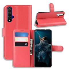 Чехол-Книжка с карманами для карт для Huawei Honor 20 / Nova 5T - Красный фото 1