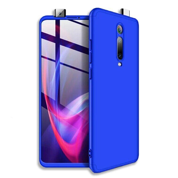 Чохол GKK 360 градусів для Xiaomi Mi9T / Mi9T Pro - Синій фото 1