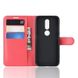 Чехол-Книжка с карманами для карт на Nokia 4.2 - Красный фото 3
