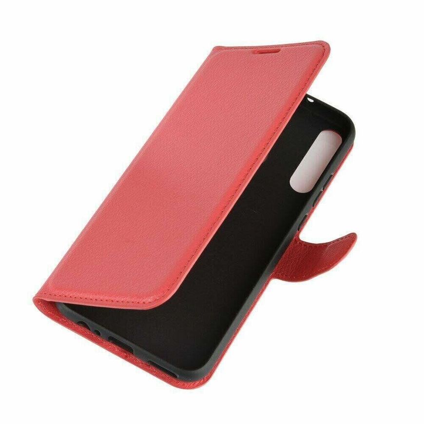 Чохол книжка з кишенями для карт на Huawei P40 lite E - Червоний фото 4