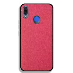Чехол Textile Case для Huawei P Smart Plus - Красный фото 1