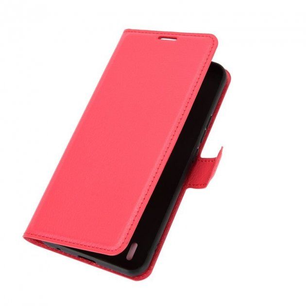 Чехол-Книжка с карманами для карт на Motorola G9 Play - Красный фото 3