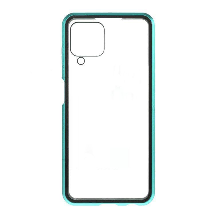Магнитный чехол с защитным стеклом для Samsung Galaxy A22 5G - Зелёный фото 3