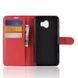 Чехол-Книжка с карманами для карт на Samsung Galaxy J4 (2018) / J400 - Красный фото 3