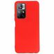 Чехол Candy Silicone для Xiaomi Redmi Note 11 5G / Poco M4 Pro 5G - Красный фото 1