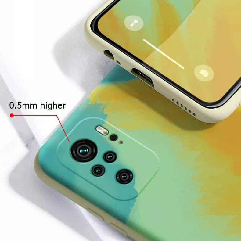 Чехол Bright Color для Xiaomi Redmi Note 10 Pro - Зелёный фото 2
