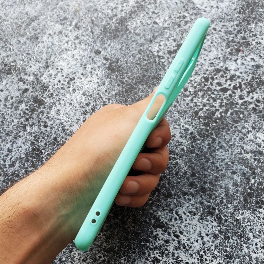 Чохол Candy Silicone для Xiaomi Mi 11 lite - Бірюзовий фото 3