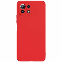 Чехол Candy Silicone для Xiaomi Mi 11 lite - Красный фото 1