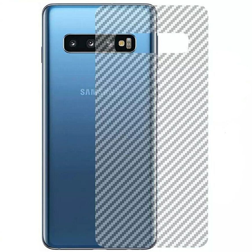 Карбонова плівка на корпус для Samsung Galaxy S10 - Прозорий фото 1