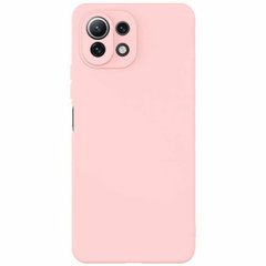 Чехол Candy Silicone для Xiaomi Mi 11 lite - Розовый фото 1