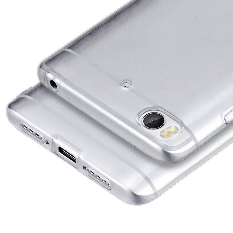 Прозрачный Силиконовый чехол TPU для Xiaomi Mi5S - Прозрачный фото 3