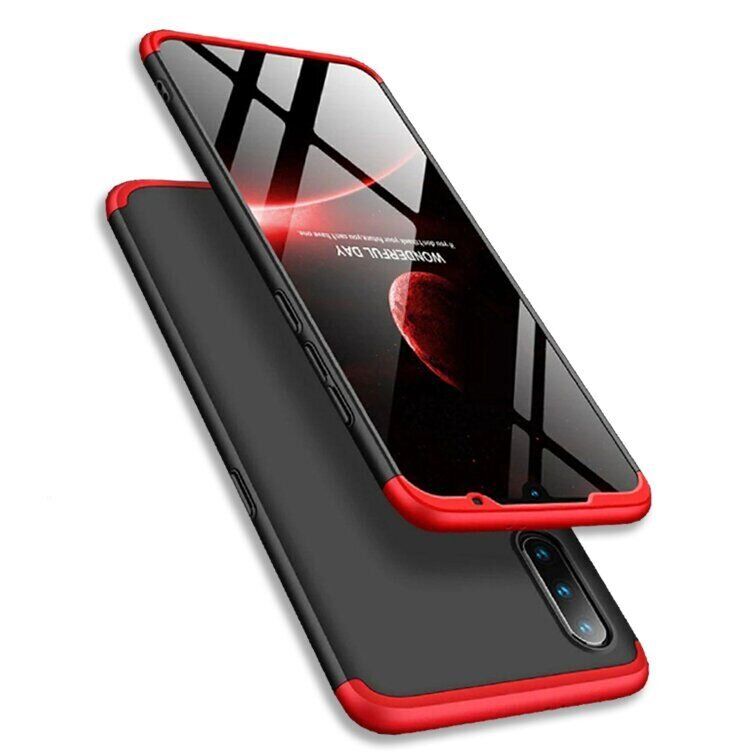 Чехол GKK 360 градусов для Xiaomi Mi9 SE - Черно-Красный фото 4