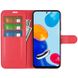 Чехол-Книжка с карманами для карт на Xiaomi Redmi Note 11 4G / 11s / Note 12s цвет Красный