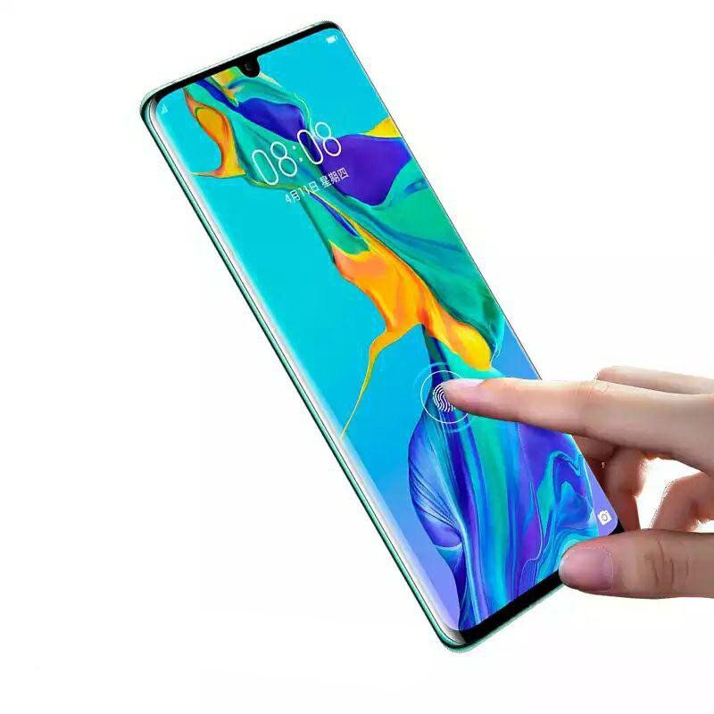 Защитное стекло 3D на весь экран для Xiaomi Mi 10 (с ультрафиолетовым клеем) - Прозрачный фото 5