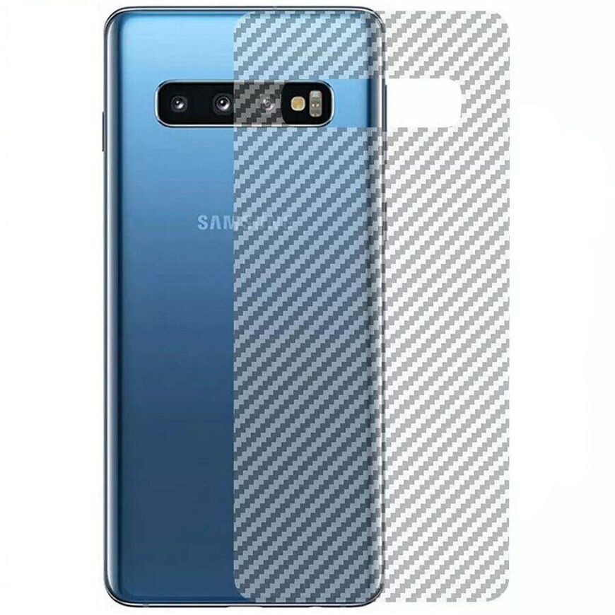 Карбонова плівка на корпус для Samsung Galaxy S10 Plus - Прозорий фото 1