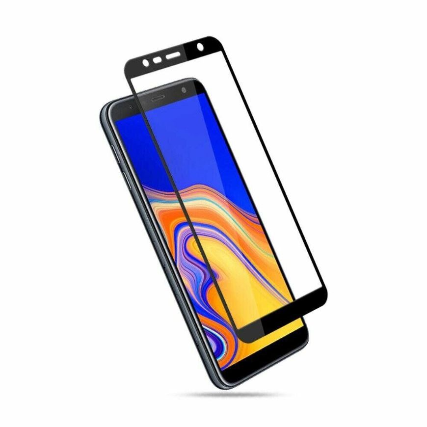 Захисне скло 2.5D на весь екран для Samsung Galaxy J6 Plus (2018) - Чорний фото 2