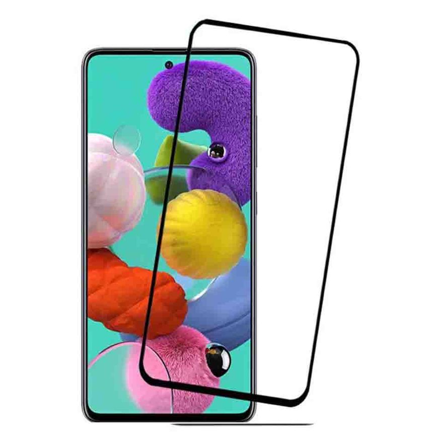 Защитное стекло 2.5D на весь экран для Samsung Galaxy M51 - Черный фото 3