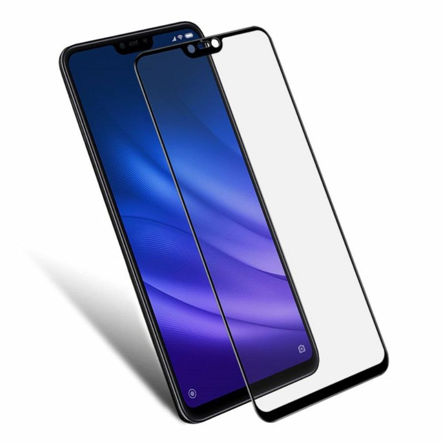 Защитное стекло на весь экран 5 штук для Xiaomi Mi 8 lite - Черный фото 3