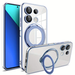 Чехол силиконовый MagSafe для Xiaomi Redmi Note 13 Pro 5G / Poco X6 цвет Синий