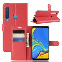 Чехол-Книжка с карманами для карт для Samsung Galaxy A9 - Красный фото 1