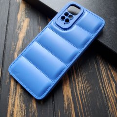 Чехол силиконовый Down Jacket для Xiaomi Redmi Note 11 4G / 11s - Синий фото 1