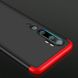 Чехол GKK 360 градусов для Xiaomi Mi Note 10 / 10 Plus - Черно-Красный фото 5