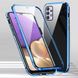 Магнитный чехол с защитным стеклом для Samsung Galaxy A52 - Синий фото 1