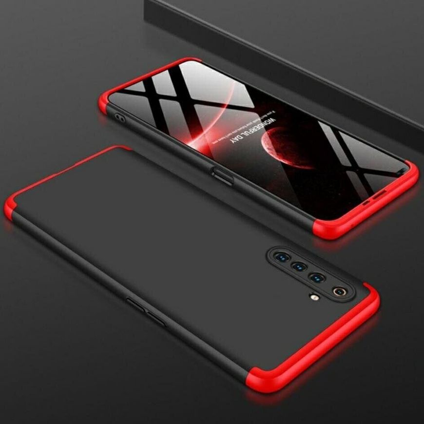 Чохол GKK 360 градусів для Realme 6 Pro - Чёрно-Красный фото 2