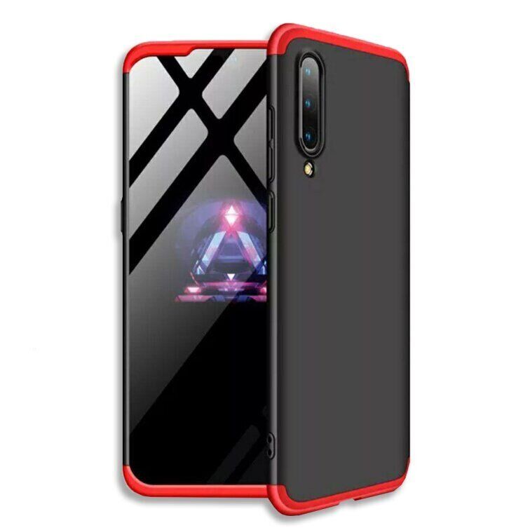 Чехол GKK 360 градусов для Xiaomi Mi9 SE - Черно-Красный фото 1