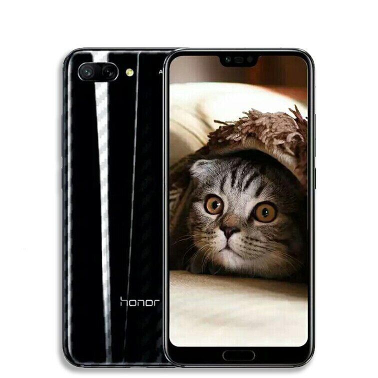 Карбонова плівка на корпус для Huawei Honor 10 - Прозорий фото 1