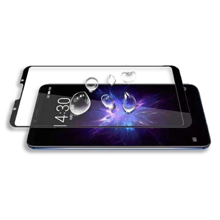 Защитное стекло 2.5D на весь экран для Meizu Note 8 - Черный фото 2