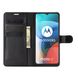 Чехол-Книжка с карманами для карт на Motorola E7 Plus цвет Черный