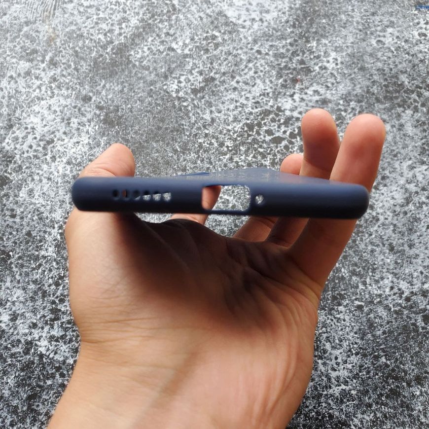 Чохол Candy Silicone для Xiaomi Mi 11 lite - Синій фото 4