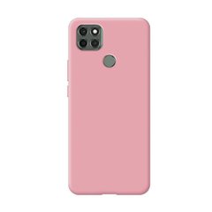 Чехол Candy Silicone для Motorola G9 Play цвет Розовый