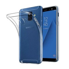Прозрачный Силиконовый чехол TPU для Samsung Galaxy A6 (2018) - Прозрачный фото 1