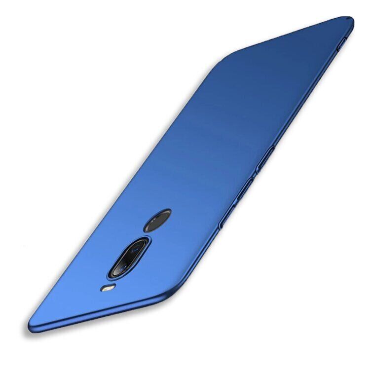 Чохол Бампер з покриттям Soft-touch для Meizu Note 8 - Синій фото 1