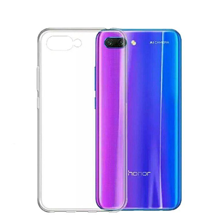 Прозрачный Силиконовый чехол TPU для Huawei Honor 10 - Прозрачный фото 4