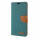 Чехол-Книжка Textile для Samsung Galaxy A20 / A30 - Зелёный фото 2