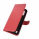 Чехол-Книжка с карманами для карт на Motorola E6s цвет Красный