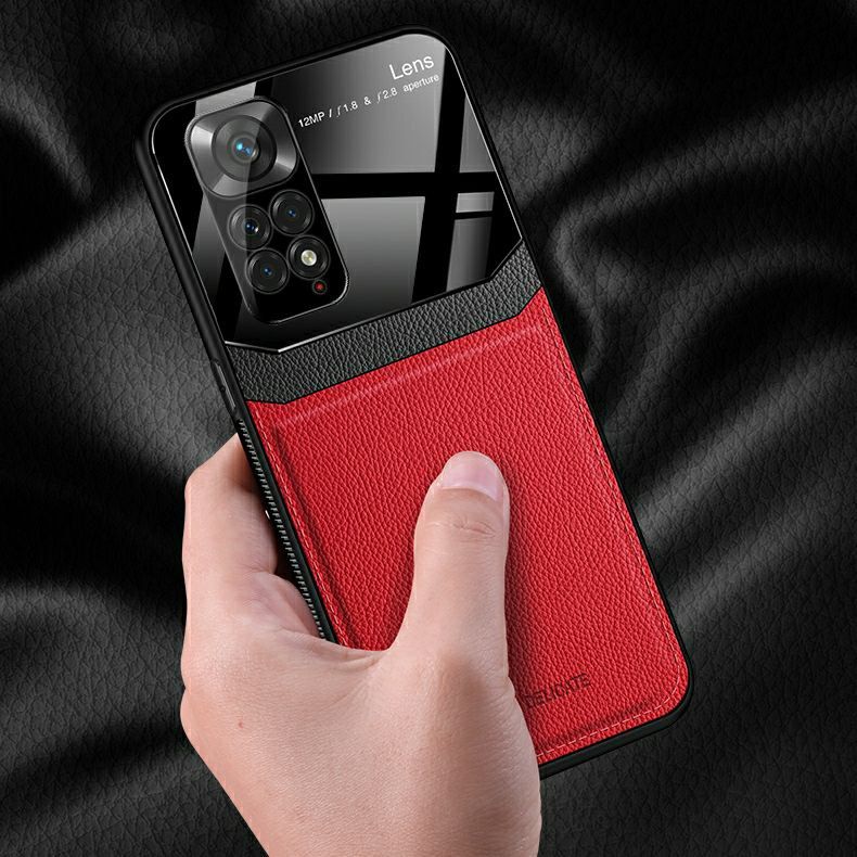 Чехол бампер DELICATE для Xiaomi Redmi Note 11 Pro 4G / 11 Pro 5G / Note 12 Pro 4G - Красный фото 3