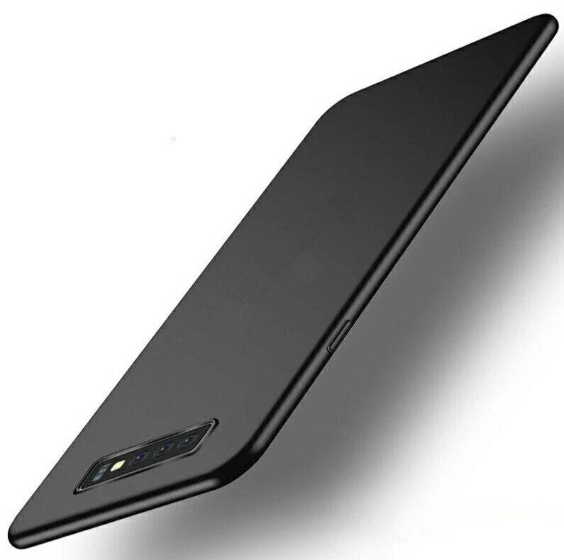 Чохол Бампер з покриттям Soft-touch для Samsung Galaxy S10 - Чорний фото 1