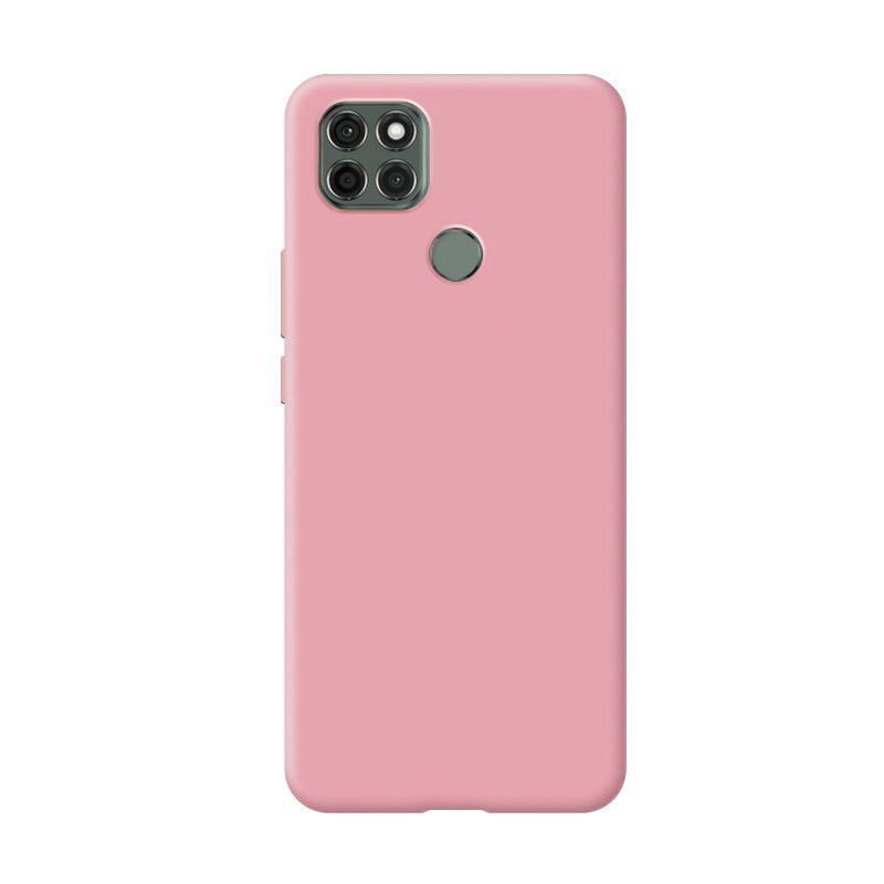 Чохол Candy Silicone для Motorola G9 Play - Рожевий фото 1