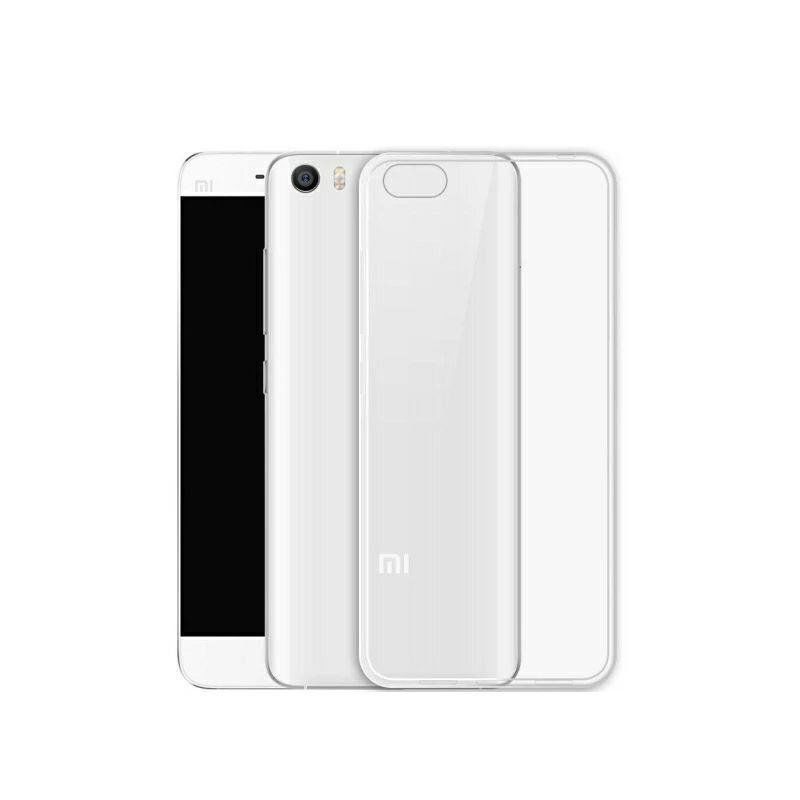 Прозрачный Силиконовый чехол TPU для Xiaomi Mi5 - Прозрачный фото 3