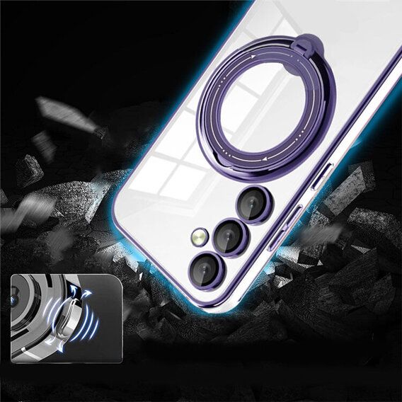 Чехол силиконовый MagSafe для Samsung Galaxy A54 цвет Фиолетовый