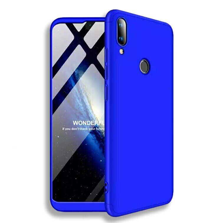 Чохол GKK 360 градусів для Huawei Y7 (2019) - Синій фото 1