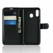 Чехол-Книжка с карманами для карт на Samsung Galaxy M20 - Черный фото 3