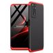 Чехол GKK 360 градусов для Xiaomi Redmi Note 11 4G / 11s - Черно-Красный фото 1