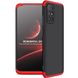 Чехол GKK 360 градусов для Xiaomi Redmi Note 11 5G / Poco M4 Pro 5G - Черно-Красный фото 1